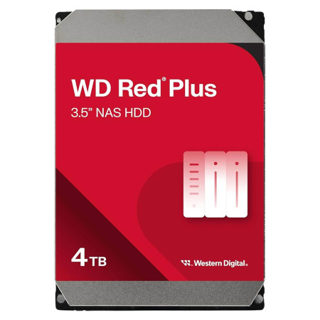 WD 4TB 256MB 5400 3.5" SATA3 Red Plus NAS HDD