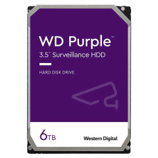 WD HDD 6.0TB 5400 256MB 3.5" SATA3 Purple