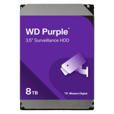 WD HDD 8.0TB 5400 128MB 3.5" SATA3 Purple