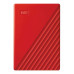 WD My Passport 2TB USB3.0 2.5" Portable HDD Red