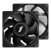 1StPlayer X-J20 120x38mm dual Ball bearing 4Krpm PWM Black