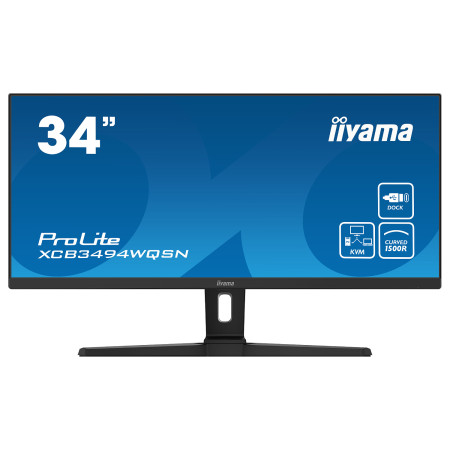 מסך מחשב קעור IIYAMA 34" ProLite VA 2K UWQHD 120Hz 0.4ms 1500R