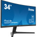 מסך מחשב קעור IIYAMA 34" ProLite VA 2K UWQHD 120Hz 0.4ms 1500R