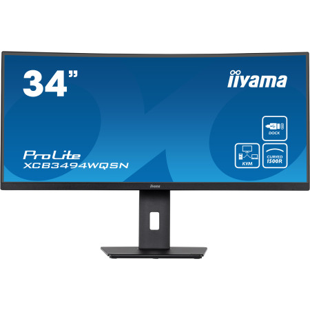 מסך מחשב קעור IIYAMA 34" ProLite UWQHD VA with USB-C