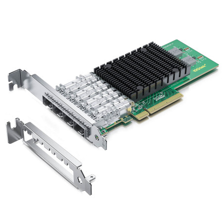 10Gtek 10G Quad SFP+ Port (Intel XL710-BM1) PCIe x8 Network Card