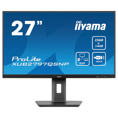 מסך מחשב IIYAMA 27" ProLite IPS WQHD 100Hz 1ms