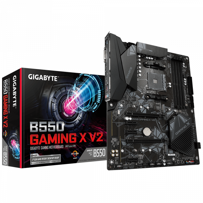 Материнская плата gigabyte b550 gaming x v2 подключение