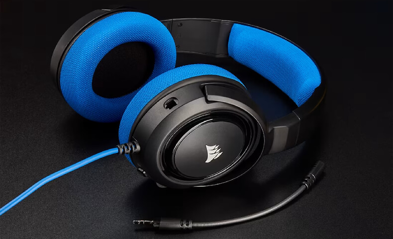 Corsair HS35 Stereo Gaming Headset Blue