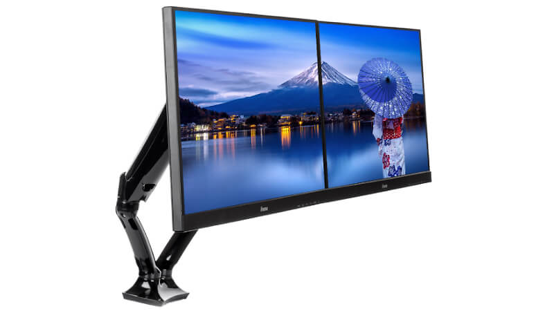 iiyama DS3002C-B1 Dual Gas Spring Monitor Arm