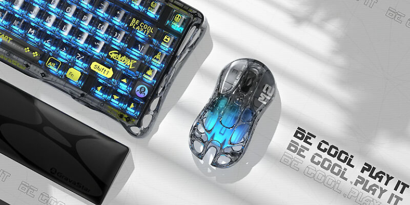 GravaStar Mercury M2 PAW3395 gaming sensor and control