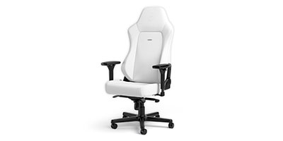 fully white gaming chair